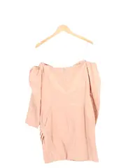 Vorschaubild 2 von Cocktailkleid Damen Gr. 48/4XL Rosa Elegant Vintage Off-Shoulder
