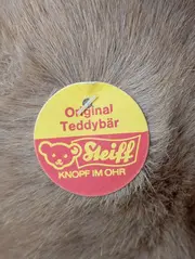 Vorschaubild 2 von Teddybär Baby Kuscheltier Braun 29cm Knopf im Ohr guter Zustand