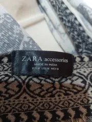 Vorschaubild 2 von Accessories Damen Schal Tuch Bohemian Ethno Muster Quasten Mehrfarbig