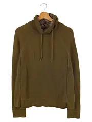 Vorschaubild 1 von Damen Pullover Grün Gr. 38/M Casual Modern Rippstrick