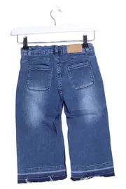 Vorschaubild 2 von Kinder Stoffhose Blau Gr. 128 Casual Jeans-Look Baumwolle