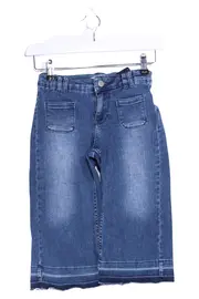 Vorschaubild 1 von Kinder Stoffhose Blau Gr. 128 Casual Jeans-Look Baumwolle