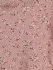 Vorschaubild 2 von Mädchen Kapuzenpullover Gr. 104 Rosa Blumenmuster Hoodie Feminin