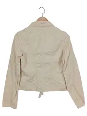 Vorschaubild 2 von Damen Blazer Jacke 36/S Beige Baumwolle Leinen Elegant Casual