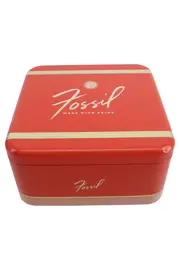 Vorschaubild 1 von Dekodose Metall Rot quadratisch Vintage Schmuckdose Aufbewahrungsbox