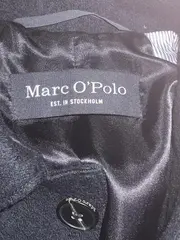 Vorschaubild 3 von Herren Wollmantel Gr. 48 Dunkelblau Klassisch Winter