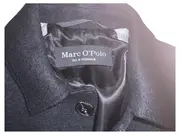 Vorschaubild 2 von Herren Wollmantel Gr. 48 Dunkelblau Klassisch Winter