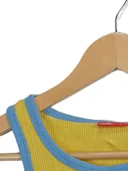 Vorschaubild 5 von Kinder Tanktop Top Gr. 140 Gelb Sportlich Rippstrick