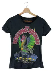 Vorschaubild 1 von Amplified The Rolling Stones Damen T-Shirt Gr. 36 S Schwarz Drache Glitzer