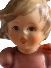 Vorschaubild 3 von Hummel Figur Mädchen mit Schleife 564 Porzellan 9 cm 1989