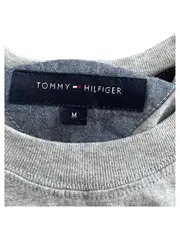 Vorschaubild 5 von Herren Langarmshirt Grau M Melierter Logo Baumwolle Freizeit