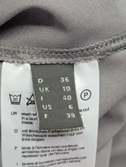 Vorschaubild 4 von Damen Freizeitkleid Gr. 36/S Grau Casual Bandeau Lyocell-Mix