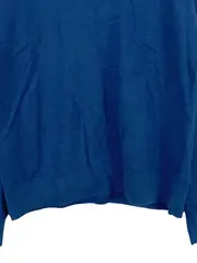 Vorschaubild 5 von Herren Pullover Blau Gr. L Casual Baumwolle Rippstrick Logo
