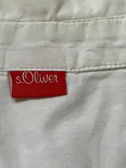 Vorschaubild 8 von Damen Bluse Kurzarm Weiß Baumwolle Gr. L 42 Casual