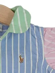 Vorschaubild 2 von Kinder Kleid Mädchen 80 Bunt Gestreift Preppy Freizeitkleid