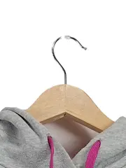 Vorschaubild 2 von Damen Kapuzenpullover Hoodie Grau XL Casual Logo-Print