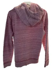 Vorschaubild 2 von Herren Kapuzenpullover Rosa Meliert Gr. 46/S Reißverschluss Hoodie