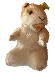Vorschaubild 1 von Hamster Kuscheltier Stofftier Retro Beige 12cm Sammler