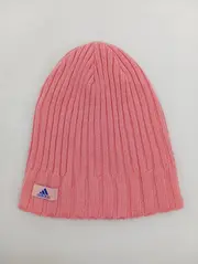 Vorschaubild 2 von Mütze Damen Pink Sportlich Rippstrick Beanie