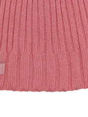 Vorschaubild 5 von Mütze Damen Pink Sportlich Rippstrick Beanie