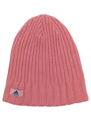 Vorschaubild 1 von Mütze Damen Pink Sportlich Rippstrick Beanie