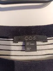 Vorschaubild 2 von Damen Pullover Langarm gestreift Maritim Blau Weiß Gr. S
