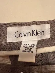 Vorschaubild 4 von Herren Stoffhose Business Beige Gestreift Gr. 34