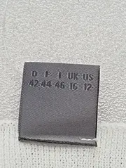 Vorschaubild 4 von Damen Strickjacke Weste 42/L Weiß Klassisch Elegant