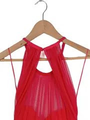 Vorschaubild 2 von Damen Festliches Kleid Rot Gr. 42/XL Elegant Partykleid