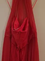 Vorschaubild 4 von Damen Festliches Kleid Rot Gr. 42/XL Elegant Partykleid