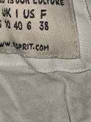 Vorschaubild 5 von Damen Langarmshirt Gr. 36/S Weiß Casual Strukturmuster