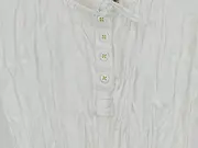 Vorschaubild 2 von Damen Langarmshirt Gr. 36/S Weiß Casual Strukturmuster