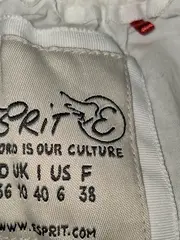 Vorschaubild 4 von Damen Langarmshirt Gr. 36/S Weiß Casual Strukturmuster