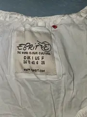 Vorschaubild 3 von Damen Langarmshirt Gr. 36/S Weiß Casual Strukturmuster