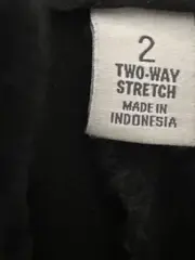Vorschaubild 4 von Damen Stoffhose Slim Cropped Schwarz Stretch Gr. 2/34 XS