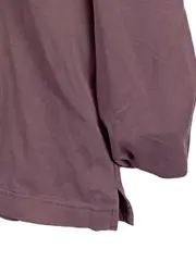 Vorschaubild 3 von U Herren Langarmshirt Gr. M Lila Basic Baumwollmix