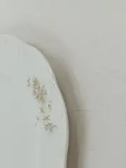 Vorschaubild 4 von Platzteller Porzellan Rund Klassisch Weiß 20cm Blumenmuster Festlich