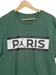 Vorschaubild 2 von Jordan PSG T-Shirt Herren Grün XL Logo Print Baumwolle Sportlich
