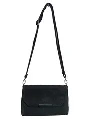 Vorschaubild 1 von Damen Umhängetasche Schwarz Leder Casual Elegant 24x17 cm