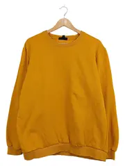 Vorschaubild 1 von Herren Pullover Gelb Gr. 52, XL Basic Langarm