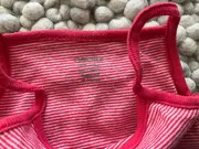 Vorschaubild 3 von Obaïbi Baby Body Mädchen Rosa Gestreift Gr. 59/62 Baumwolle