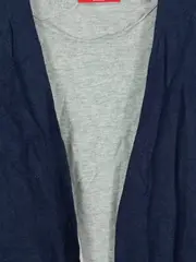 Vorschaubild 3 von Damen Strickjacke Gr. 40 Blau Casual Viskose Polyamid