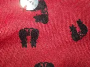 Vorschaubild 4 von Damen Schlauchschal Rot Tiermotive Viskose Casual Freizeit