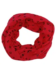 Vorschaubild 1 von Damen Schlauchschal Rot Tiermotive Viskose Casual Freizeit
