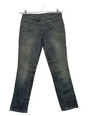 Vorschaubild 1 von Damen Jeans Straight Leg W26/34/XS Blau Casual Denim Hose