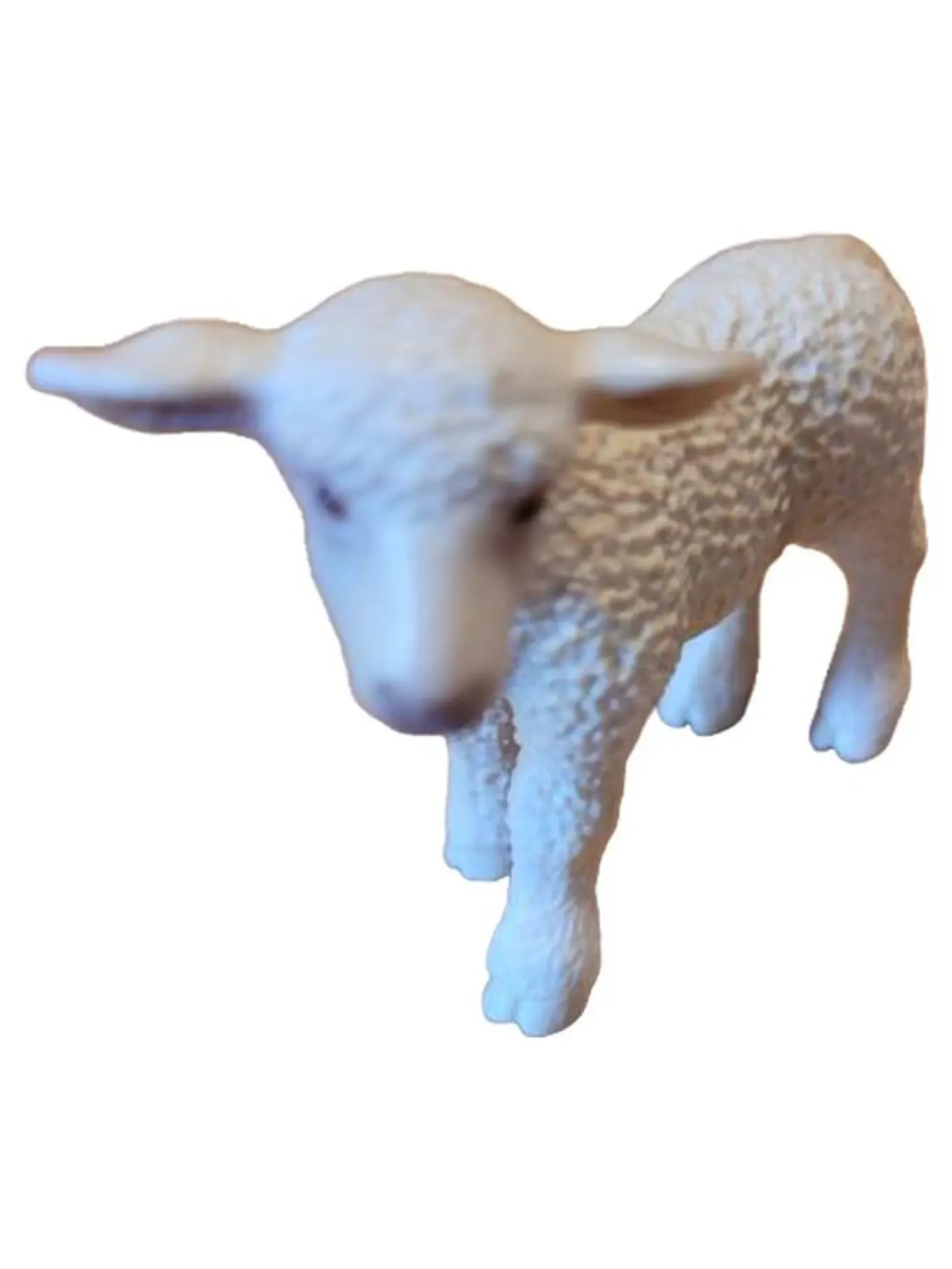 SCHLEICH Lamm Spielfigur Weiß Tierfigur Bauernhof Spielzeug Kinder