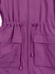 Vorschaubild 2 von Damen Parka Leichte Jacke Gr. 34/XS Lila Casual