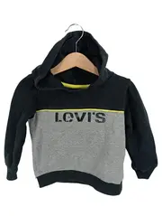 Vorschaubild 1 von Kinder Kapuzenpullover Hoodie Gr. 92 Schwarz Grau Gelb