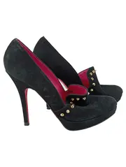 Vorschaubild 1 von Damen Pumps 36 Schwarz Elegant Nieten High Heels