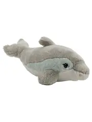 Vorschaubild 1 von Delfin Plüschtier Kuscheltier Grau 16 cm Knopf im Ohr